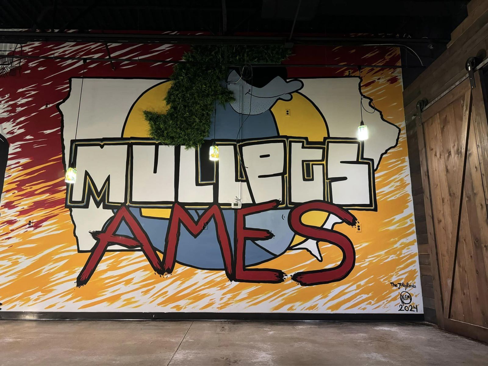 Mullets Ames, original artwork by Amanda Fatino